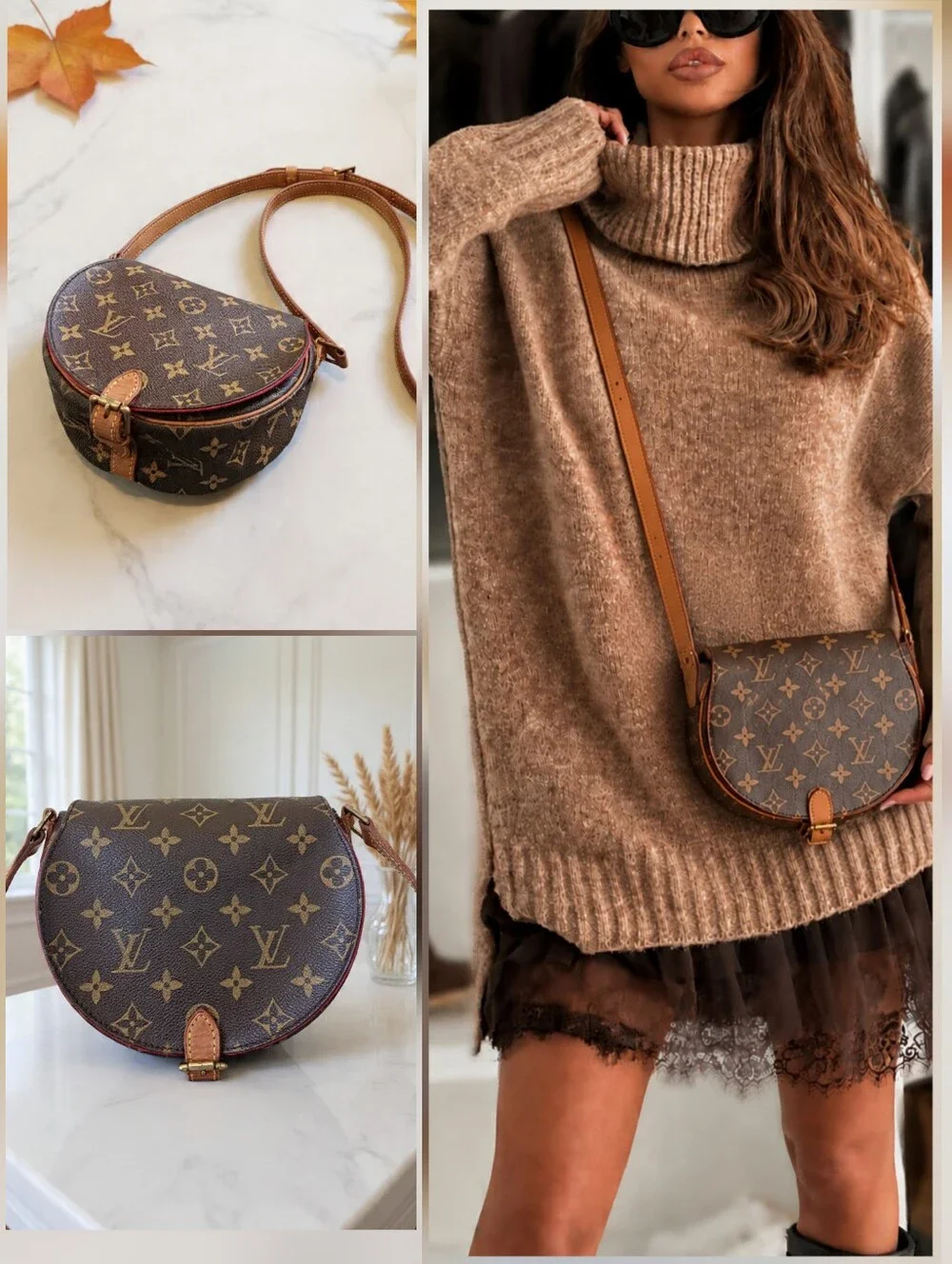 Louis Vuitton Monogram Tambourin Crossbody Bag GREAT CONDITION 💕